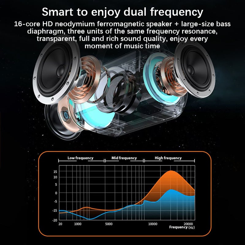 Mini Karaoke Machine with 2 Wireless Microphones Portable BT Speaker Rechargeable 5W LED Colorful Changing Lighting Handheld Mic Karaoke Speaker Gifts for Girls Boys Birthday Party Home KTV Set - Image 2