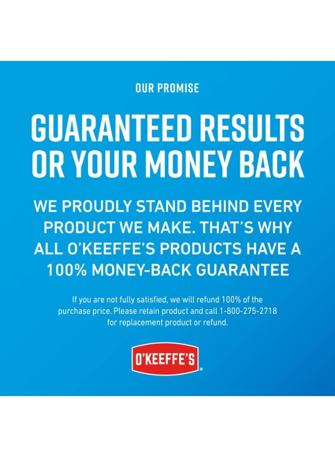 OKeeffes O'Keeffe's Healthy Feet Foot Cream Relieves and Repairs Extremely Dry Cracked Feet Instantly Boosts Moisture Levels, 181g/6.4oz Jar, (Pack of 1) - Image 4