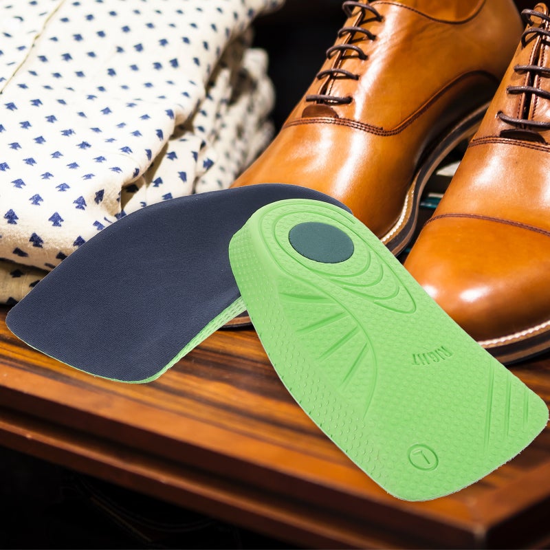 1 Pair of Damping Insoles Arch Supports Thin Shoe Cushions Shoe Pads for Outdoor Size L - Image 4