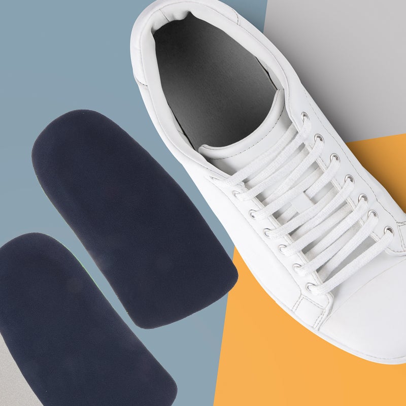 1 Pair of Damping Insoles Arch Supports Thin Shoe Cushions Shoe Pads for Outdoor Size L - Image 2