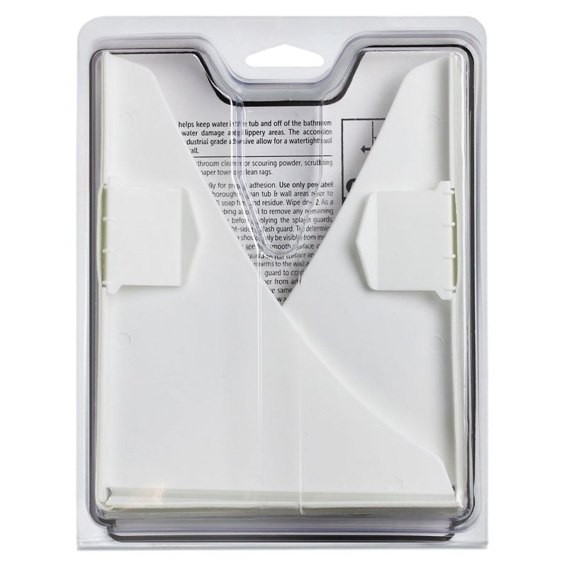 Magic Splash Guard Kit - Prevent Water from Splashing out of the Bath or Shower- White - Image 2