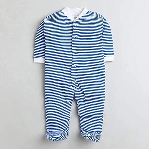EIO 100% Cotton Baby Rompers Sleepsuits Jumpsuits Night Suits for Newborn Baby Boys & Girls | Soft Infant Bodysuit | Pack of 3 Kids Rompers - Image 2