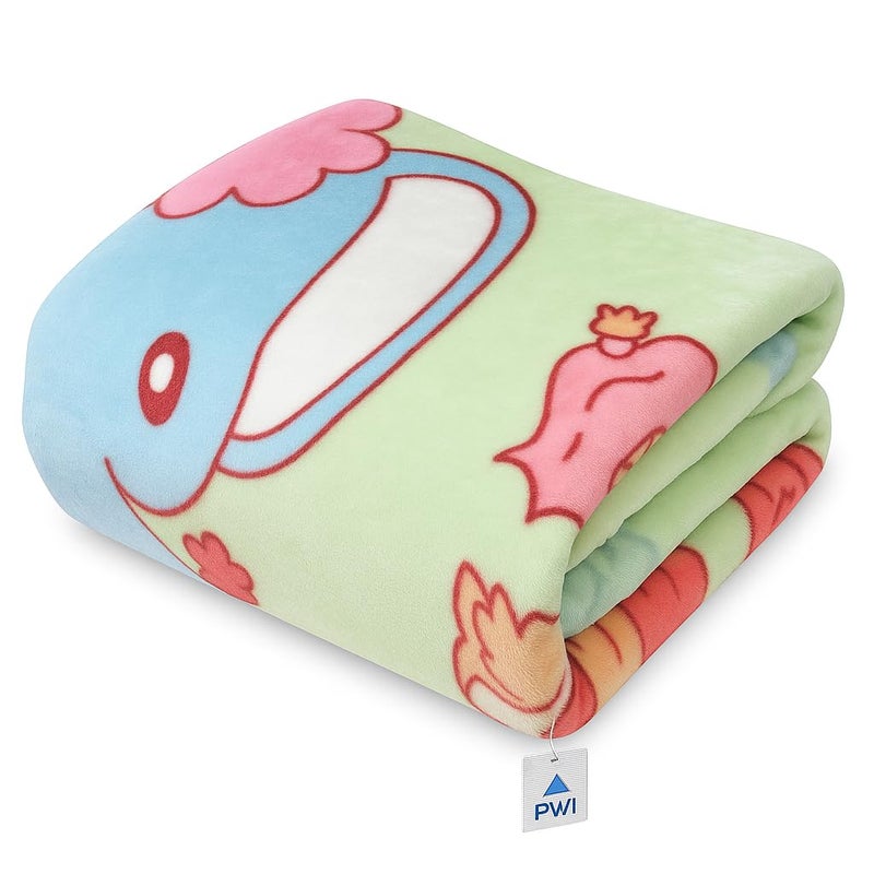 PWI Baby Wrapper Blanket for Newborn | Ultra Soft Cloudy Fabric | Double Layer for All-Season Use | 80x110 cm | Swaddle Blanket for 0–3 Years (Sea Green) - Image 2