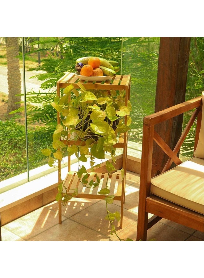 PixelsFurniture 100% Bamboo Shelf from Pixels Furniture, featuring 3 storage tiers, a multifunctional storage rack - Image 3