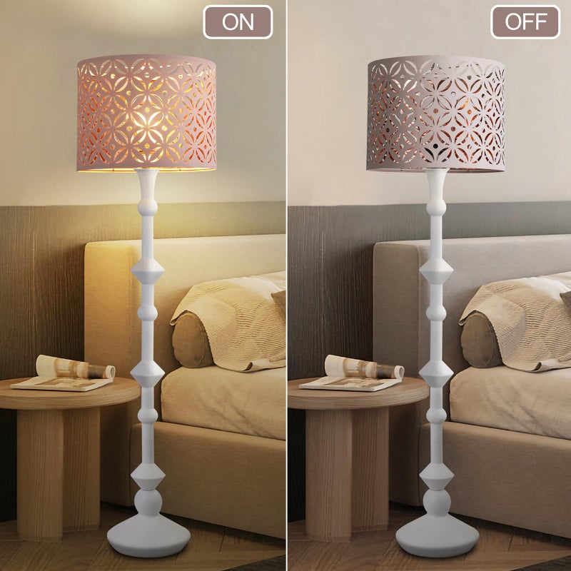 Luvkczc Pink Lamp Shades Set of 2, Drum Lampshades, Lampshade 10 Inches Height, Lampshades for Table Lamp, Floor Lamp, Pendant Light, Lamp Shade Harp Holder Included - Image 3