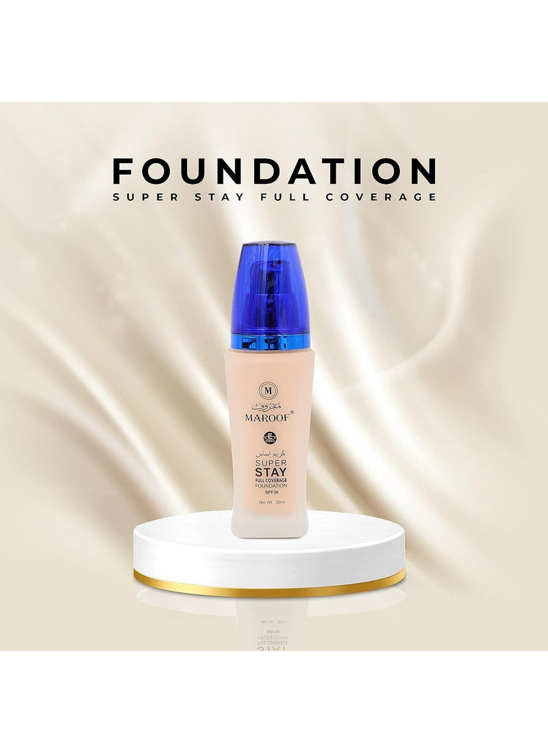 MAROOF Matte Long Lasting Lipgloss 04 with Foundation, Glitter Powder & Oshea Toner Combo - Image 3