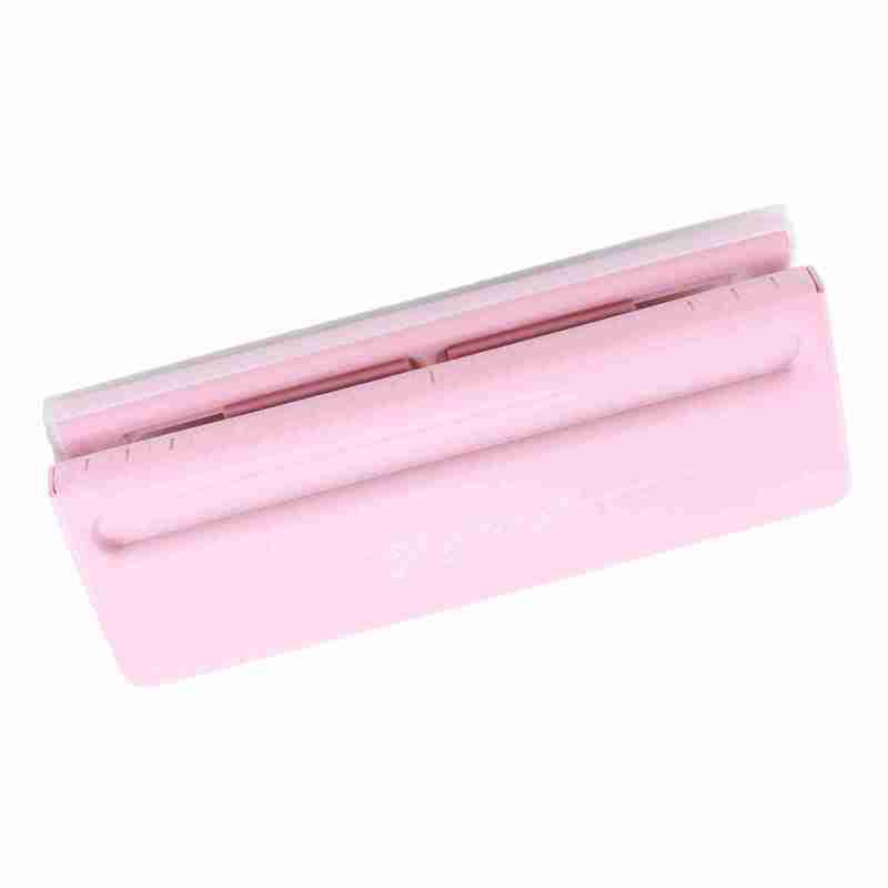 6 Hole Punch: All Metal Structure, Sliding Hole Adjustment - Anti Slip Base, Dust Storage Pad for Paper Binding, Planner Inserts - Image 2