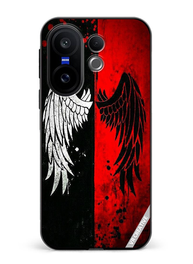 Protective Case Cover For Vivo X200 FE Wings Design Multicolour