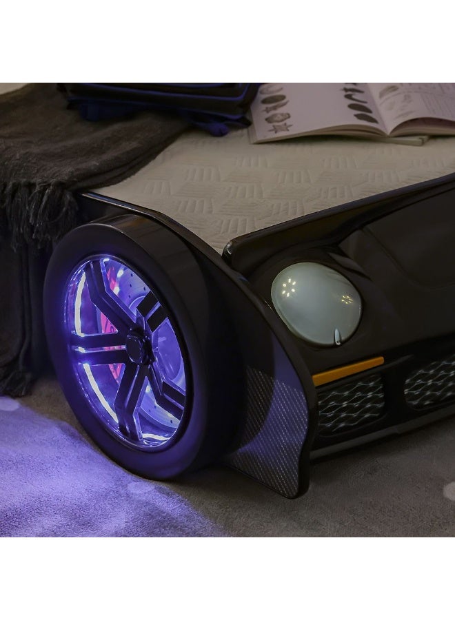 DANUBE HOME Ranger Formula 90X190 Car Bed with Front Light – Premium Adjustable Car Bed for Travel, Camping, SUV & Vehicle Sleeping – Comfortable and Stylish Children's Bed for Bedroom, Playroom, Ideal for Nursery Décor - Red - Image 2