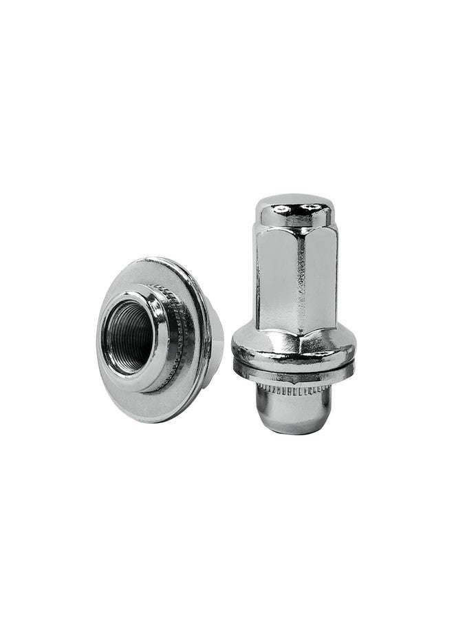 Mysttoo 4PCS M14x1.5 Chrome Wheel Lug Stud Nut Set Compatible with 1998-2023 Toyota Land Cruiser Sequoia Tundra Lexus LC500 LS460 LS500 LS600h LX470 LX570 90942-01103 90942-02077 - Image 3