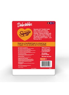 Hartz Delectables Squeeze Up Non-Seafood Variety Pack, Creamy Squeezable Puree, Lickable Wet Cat Treats, Grain Free, No Added Fillers, No By-Products, No Added Preservatives, 0.5 Ounces Tube, 72 Tubes Total  - Image 5