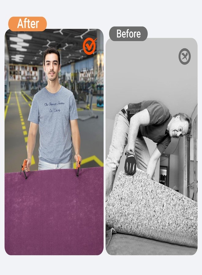 Elfzone Stall Mat Gripper - Heavy Duty Stall Mat Grippers,2 Mat Movers Tool for Horse Stalls, Gym, Barn, and Trailer, Makes Moving Rubber Mats Easier, Saves Your Back and Hands - Image 3