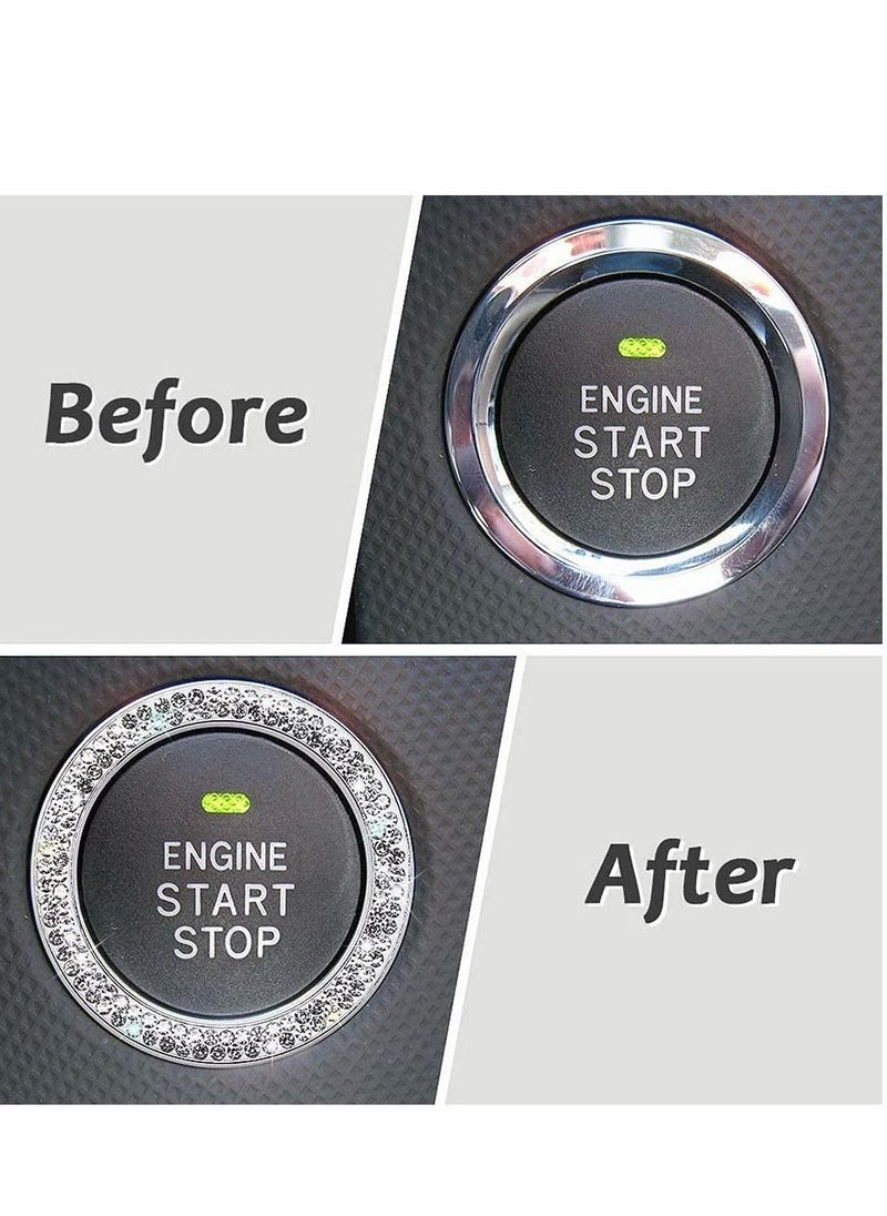 Y&D 2pcs Car Starter Button Decorative Sticker  - Image 2