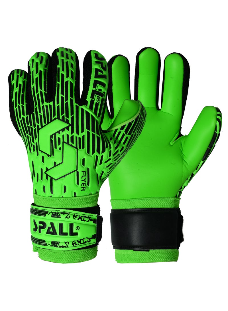 Spall Goalkeeper Gloves With Strong Grip Palms To Give Hand Finger Protection To Prevent Injuries For Football Soccer Goalie Training Gloves  - Image 1