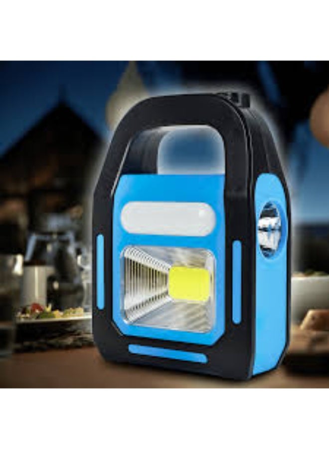 Portable LED Work Light with Dual Lighting Modes - Camping Lantern for Outdoor Activities - Green and Blue Available - Image 2