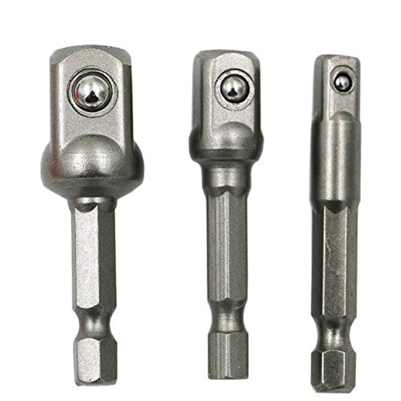 Steel Socket Adapter Hex Shank Set Extension Drill Bits Bar Hex Bit Set Power Tools