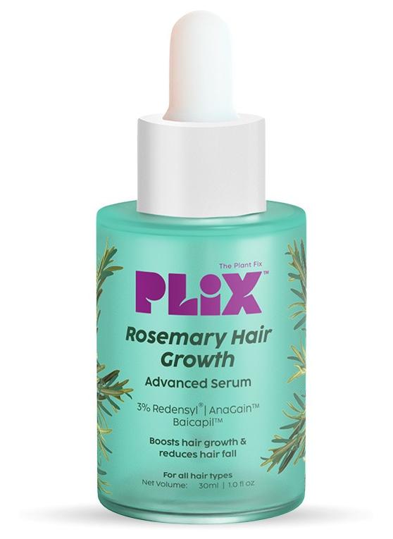 PLIX THE PLANT FIX Rosemary Hair Growth Serum with 3% Redensyl, 4% AnaGain and 3% Baicapil that Stimulates Hair Growth, Increase Hair Density Thickens Hair For Men And Women, 30ml - Image 1