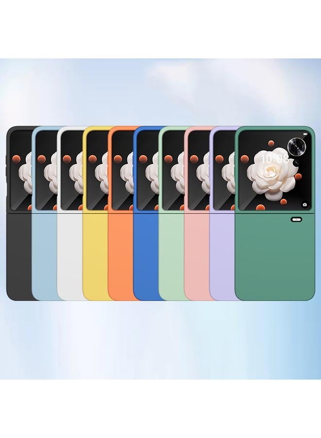 Green Tiger Case For Honor Magic V Flip Ultra-thin Skin Feel PC Phone Case - Image 2