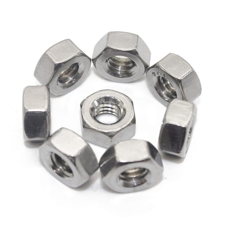 Fullerkreg 7/16"-14 Stainless Hex Nut (10 pcs), by , 304 18-8 Stainless Steel Nuts. - Image 4