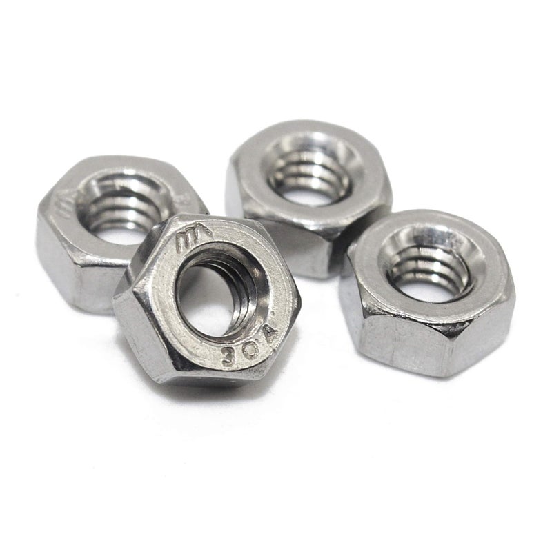Fullerkreg 7/16"-14 Stainless Hex Nut (10 pcs), by , 304 18-8 Stainless Steel Nuts. - Image 1