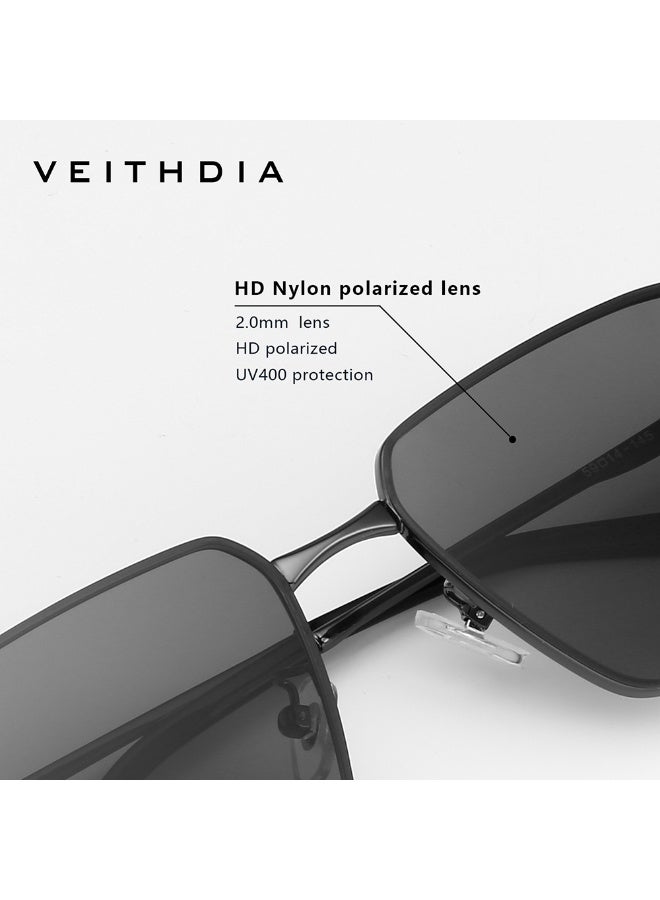 Veithdia Original VEITHDIA Grey Sunglasses for males Polarized UV400 protection With Full Set Sun Protection Suitable for driving car Light Weight For men - Image 3
