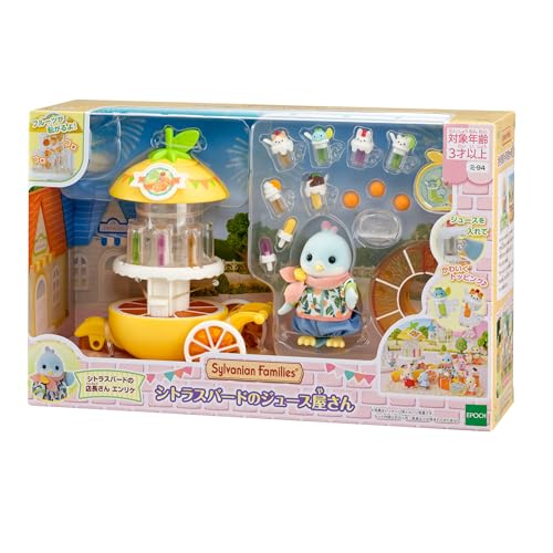 EPOCH Sylvanian Families Epoch Juice Shop Mi94 ST Mark Certified Ages 3 and Up - Image 5