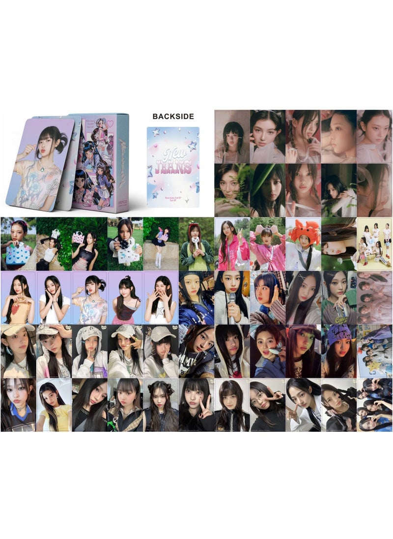 EHOME - 55 Pcs Kpop NewJeans 2023 New Album GET UP 2nd EP Weverse Version Photocard Temptation Combination New Jeans Lomo Cards For Fans Collection Gifts - Image 1