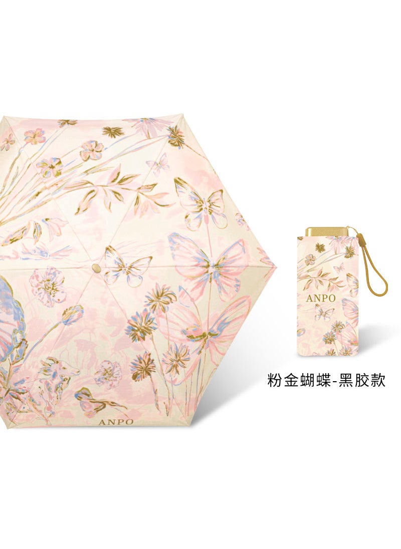 Generic Zhiumbrella 50% off sun umbrella rain and rain dual-use sun protection umbrella folding umbrella high-grade sense pocket flat 60% off mini sun  - Image 2