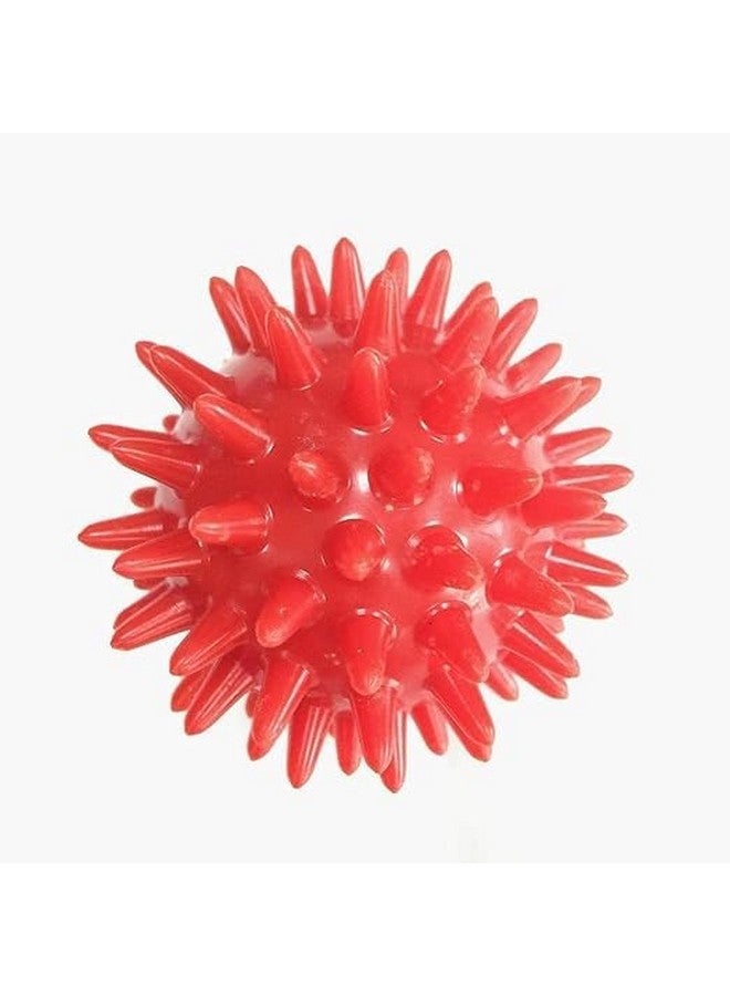 Dog Squeaky Sound Spike Ball - Spiky Texture 3.5 Inch Interactive Rubber Chew Toy, Playing Ball For Puppies And Dogs - Image 4