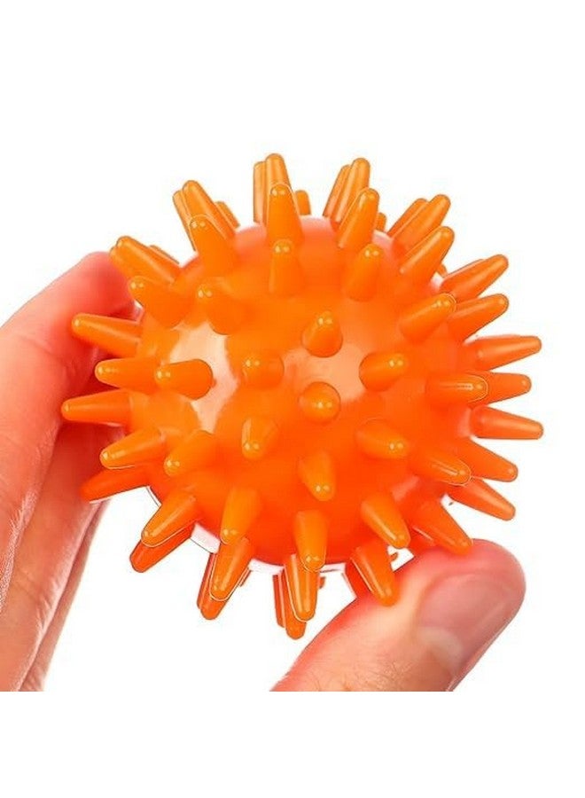 Dog Squeaky Sound Spike Ball - Spiky Texture 3.5 Inch Interactive Rubber Chew Toy, Playing Ball For Puppies And Dogs - Image 2
