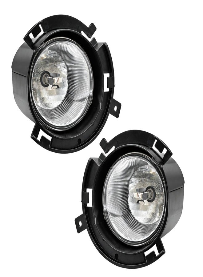 WILD BEAR Fog Lights Compatible With 2011 2012 2013 Durango Front Bumper Lamps Assembly w/Switch Bulbs and Wiring Kit - Image 3