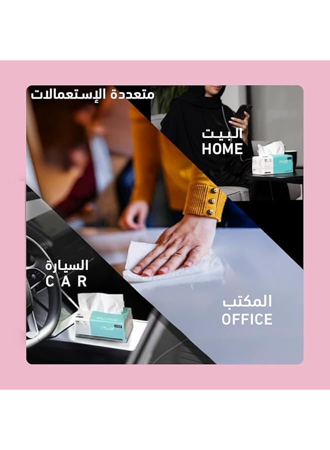 erorex 3 Ply Facial Tissues – Pack Of 8 With 600 Individual Sheets Per Pack – Soft Facial Tissues Perfect - Image 4