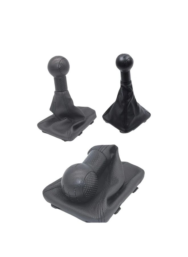 Black Gear Shift Knob Lever Boot Cover For Chevy Sail 2009 2010 2011 2012 2013 2014 2015 5 Speed - Image 4