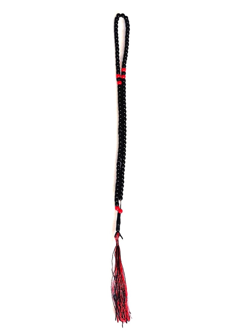 Black Long Length Prayer Beads  - Image 5