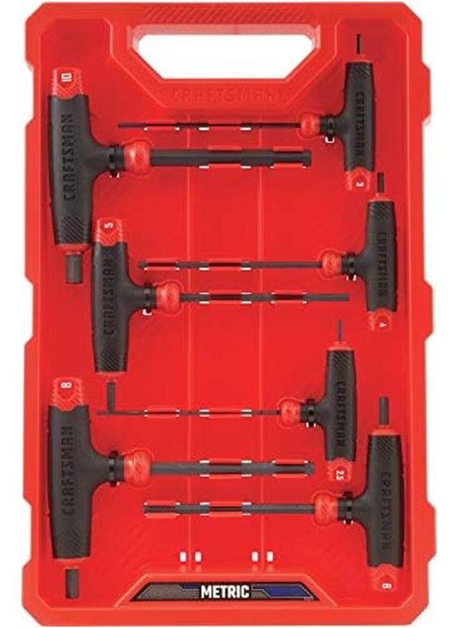 CRAFTSMAN - Hex Key Set 14 Key T Handle Cmht26001 - Image 1