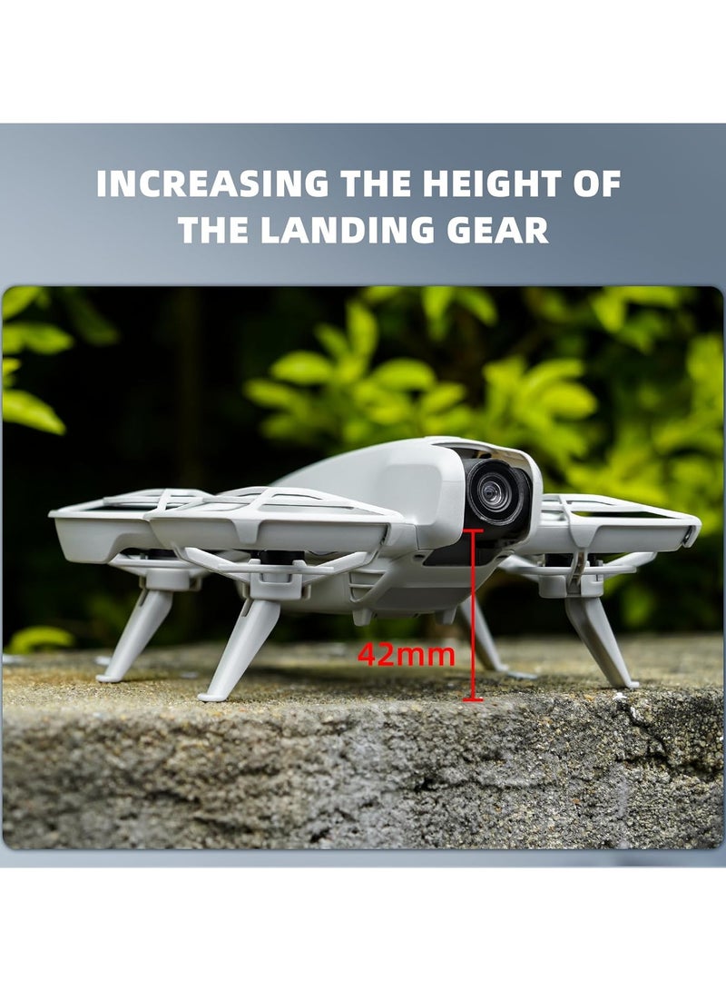 DJI Neo's Propeller Guard + Landing Gear Extension, Drone Protector Set, Lightweight Prop Guard, Bumper Height Extension Leg DJI Neo Accessories - Image 4