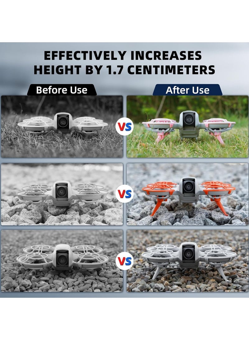 DJI Neo's Propeller Guard + Landing Gear Extension, Drone Protector Set, Lightweight Prop Guard, Bumper Height Extension Leg DJI Neo Accessories - Image 2