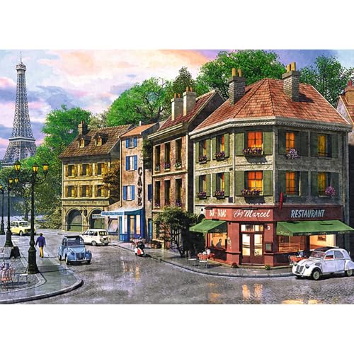 Trefl Street of Paris 6000 Piece Jigsaw Puzzle Red 54"x38" Print, DIY Puzzle, Creative Fun, Classic Puzzle for Adults and Children from 15 Years Old - Image 2