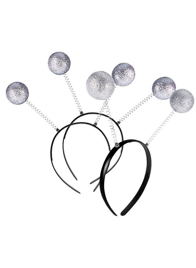 Trounistro - 10 Pack Alien Headband Martian Antenna Headband Boppers Alien Head Boppers Ball Head Boppers For Party Supplies And Costume Accessory (Color Set 1) - Image 1