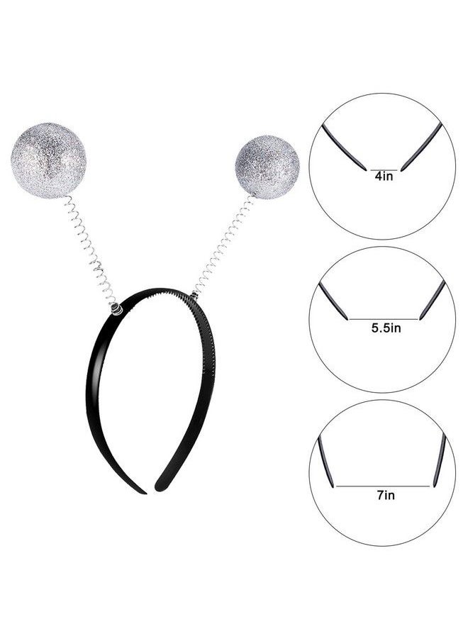 Trounistro - 10 Pack Alien Headband Martian Antenna Headband Boppers Alien Head Boppers Ball Head Boppers For Party Supplies And Costume Accessory (Color Set 1) - Image 1