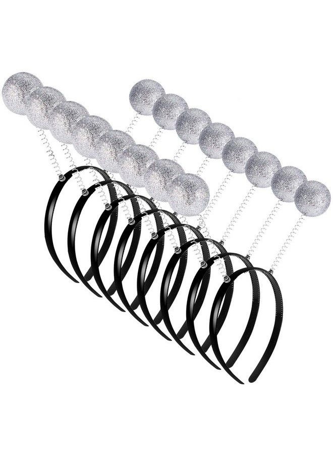 Trounistro - 10 Pack Alien Headband Martian Antenna Headband Boppers Alien Head Boppers Ball Head Boppers For Party Supplies And Costume Accessory (Color Set 1) - Image 1