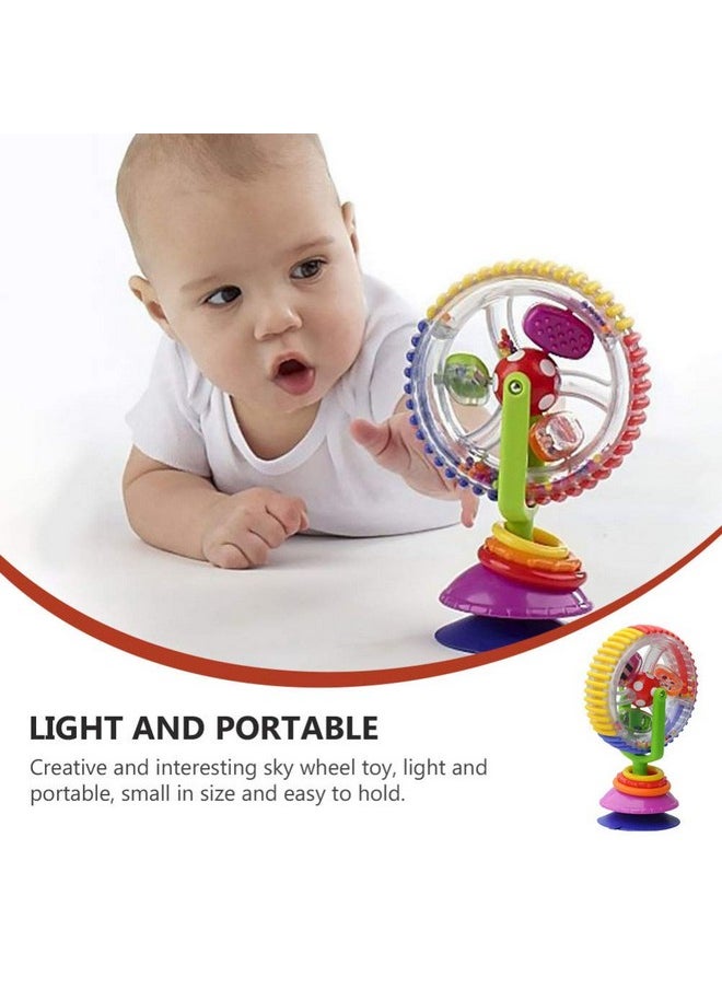 Toyvian Toyvian High Chair Toy Baby Ferris Wheel Toy Suction Cup Newborn Spinner Activity Toy Newborn High Chair Rattle Interactive Development Educational Toy for Feeding Plaything, Early Development  - Image 2