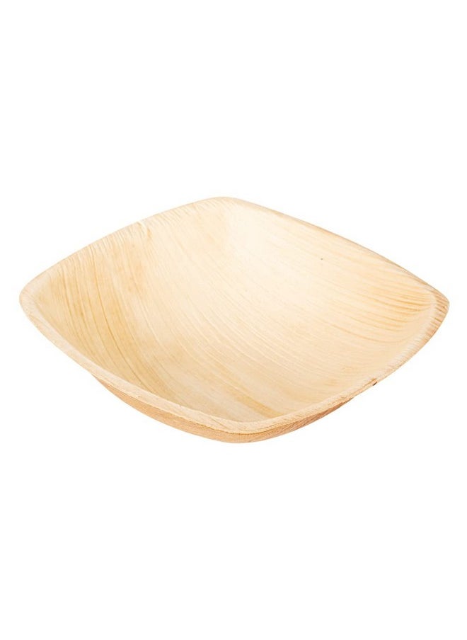 Restaurantware Restaurantware Midori 7 Ounce Small Square Palm Bowls 100 Microwavable Palm Leaf Soup Bowls- Freezable Sustainable Areca Palm Leaf Deep Bowls Oven-Ready For Hot & Cold Foods  - Image 2