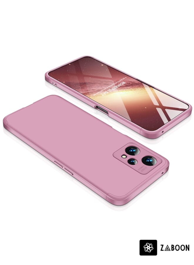 Zaboon Protective Case Cover For Realme 9 Pro GKK Three Stage Splicing Full Coverage PC - Image 2