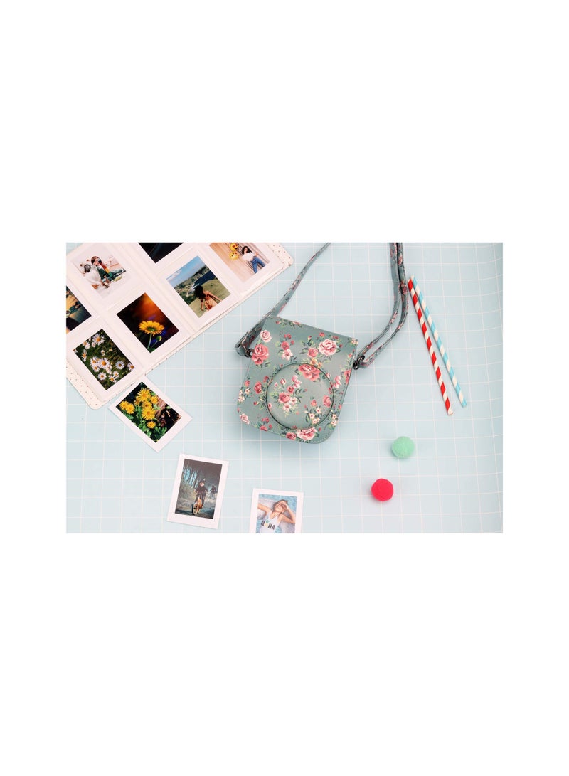 Zikra Protective Case for Fujifilm Instax Mini 11 Camera, Premium Vegan Leather Bag Cover with Removable Adjustable Strap for Photographers - Image 5