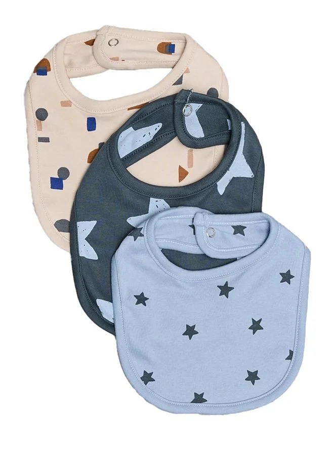 أطفال وأكثر Babies & More Newborn Boys Multicolor Bib