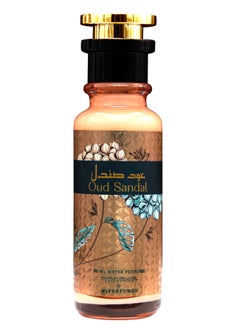 MY PERFUMES My Perfumes OUD SANDAL from PARFUM DELUXE Non Alcoholic Halal Perfume for Men and Women 80ml Long Lasting and Alcohol Free  - Image 3