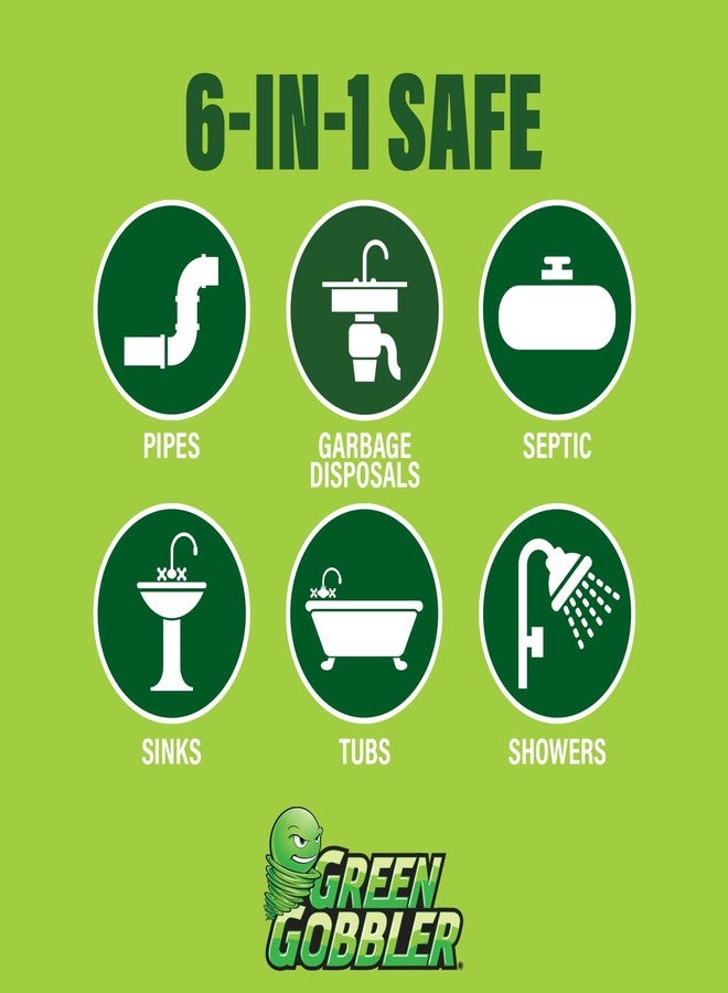 Green Gobbler Fruit Fly Killer+ - Kills Fruit Flies, Drain Flies & Sewer Flies, Gel Treatment for Use in Sinks & Pipes - Safe for Septic Systems, 32oz - Image 5