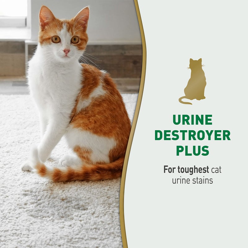 Nature's Miracle Natureâ€™s Miracle Urine Destroyer Plus Cat, 32 Ounces, Enzymatic Formula, Ready-to-Use - Image 3