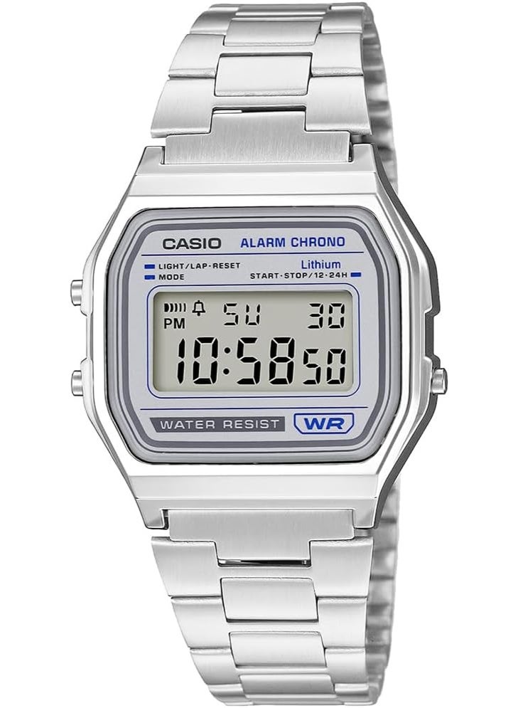 كاسيو CASIO VINTAGE DIGITAL UNISEX WATCH A158WEA-7DF - Image 1